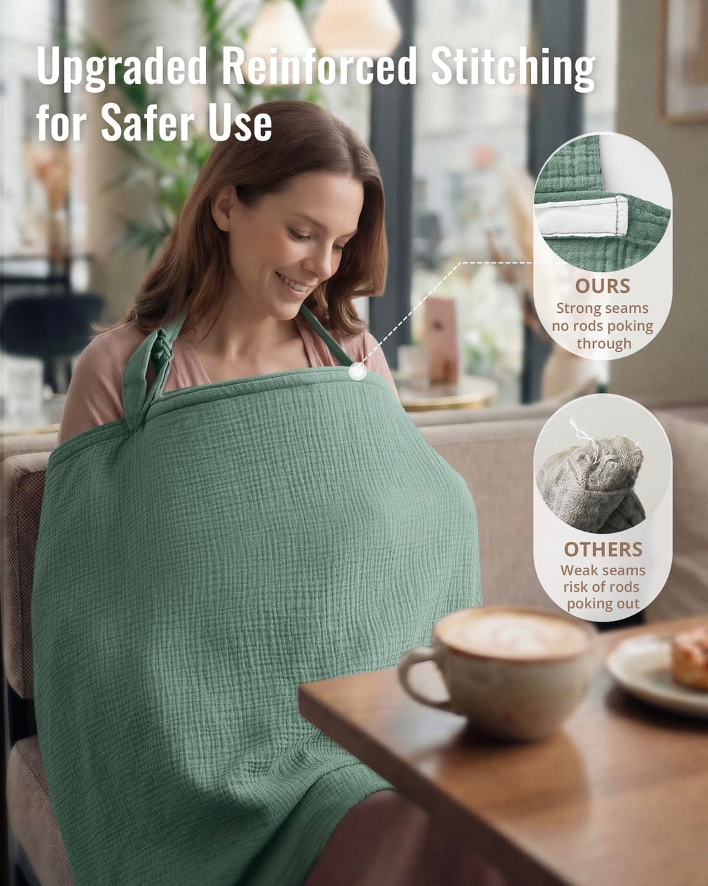 ORGANIC NURSING COVER FOR NEWBORN