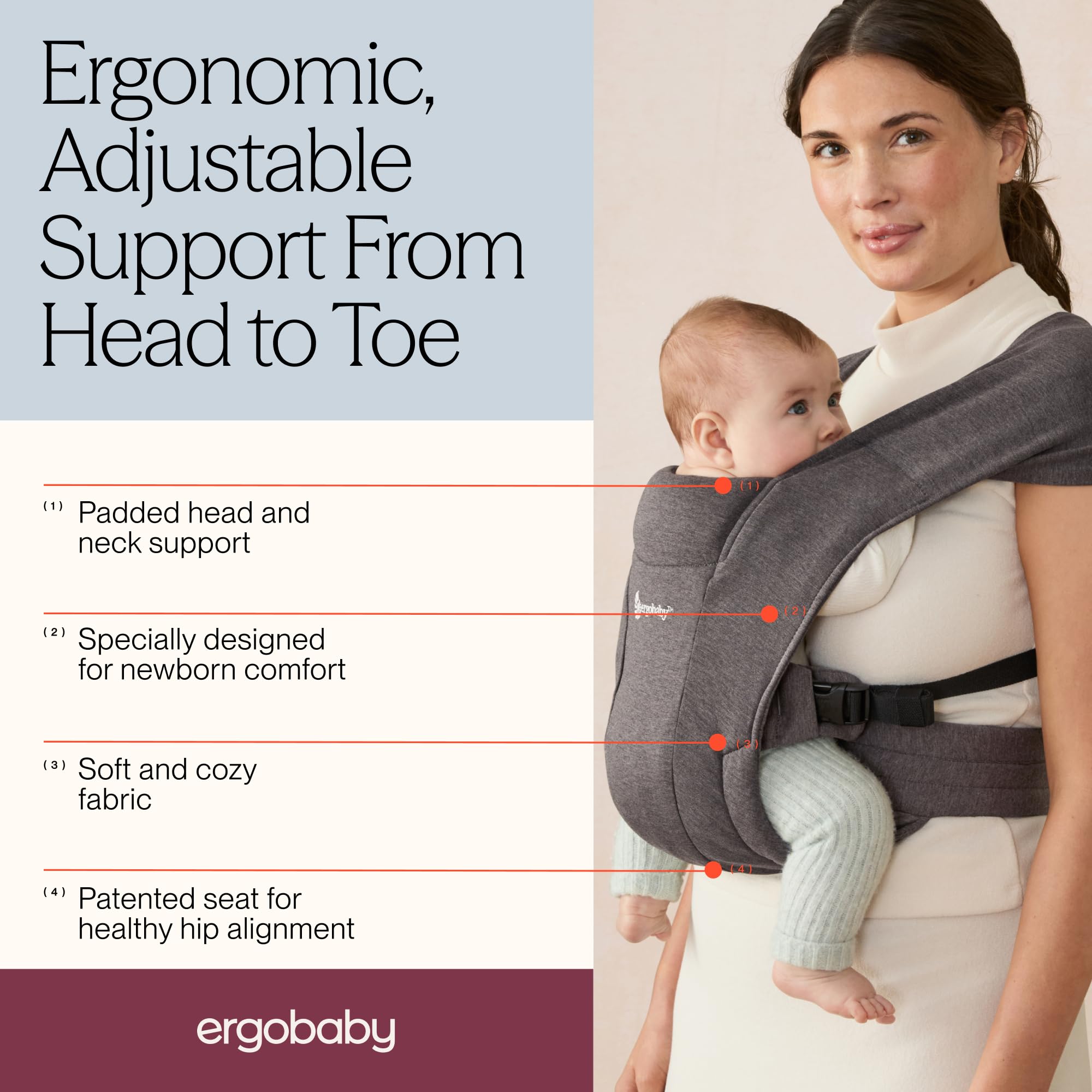 NEWBORN CARRIER FOR LONGER PERIODS/WALKS
