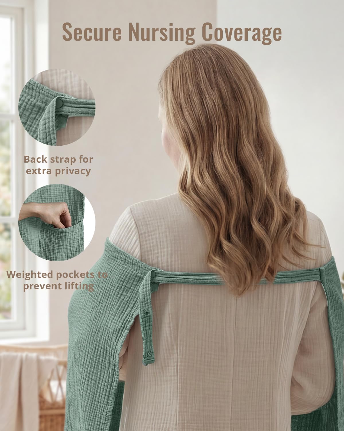 ORGANIC NURSING COVER FOR NEWBORN