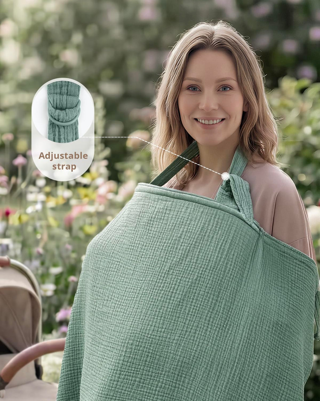 ORGANIC NURSING COVER FOR NEWBORN