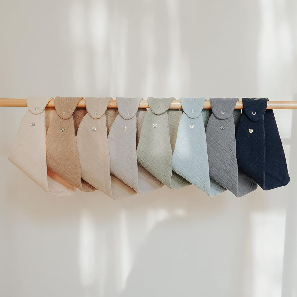 DROOL AND SPITUP BIBS (COTTON)