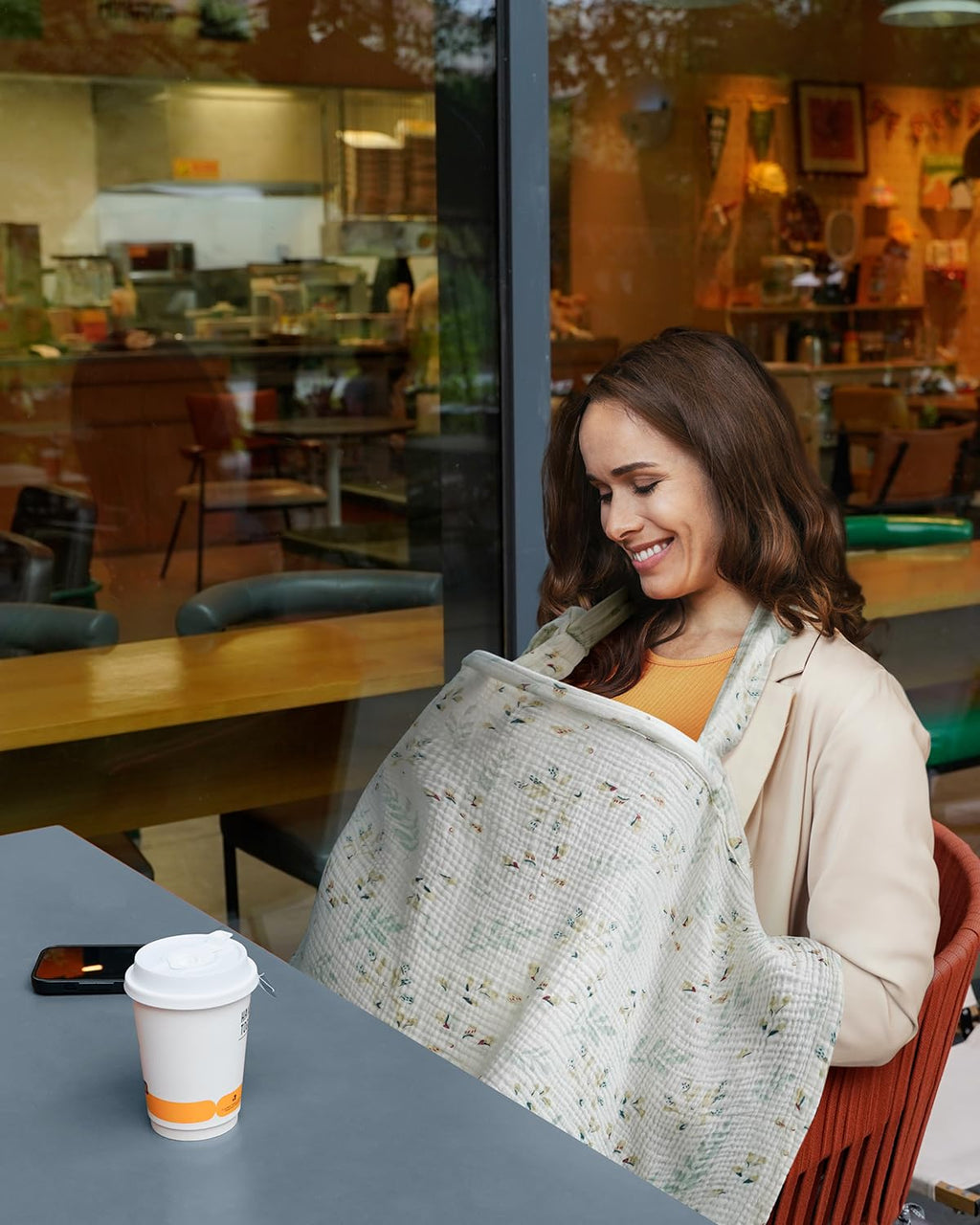 ORGANIC NURSING COVER FOR NEWBORN