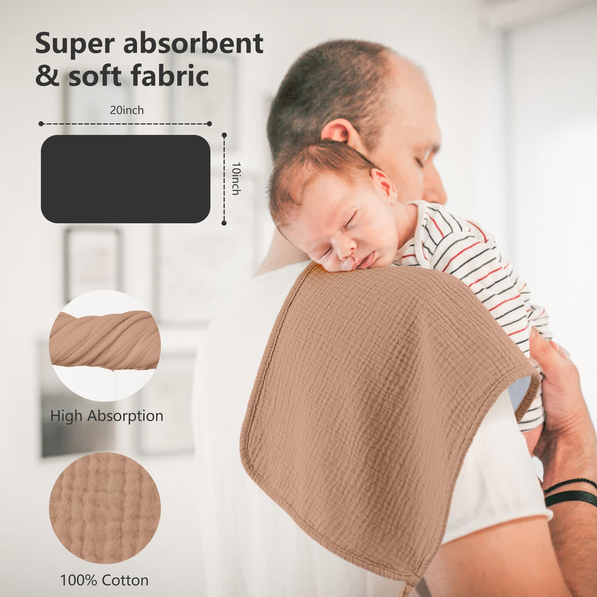 BURP CLOTHS (COTTON)