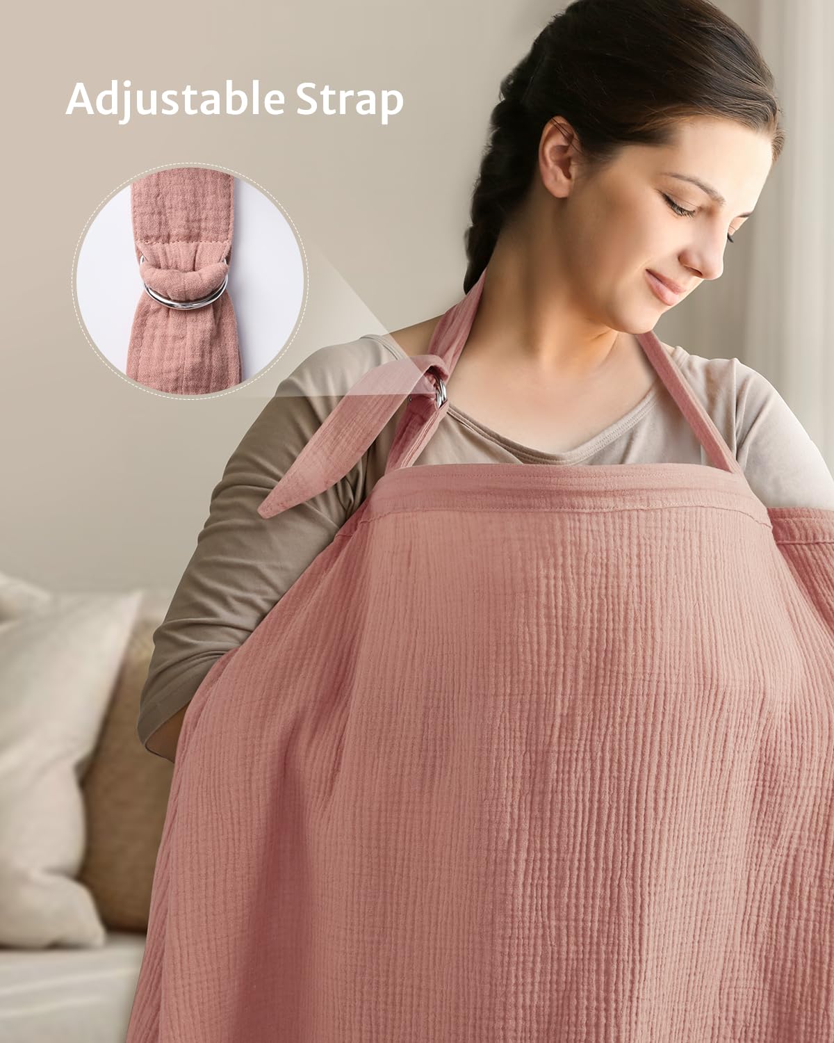 ORGANIC NURSING COVER FOR NEWBORN