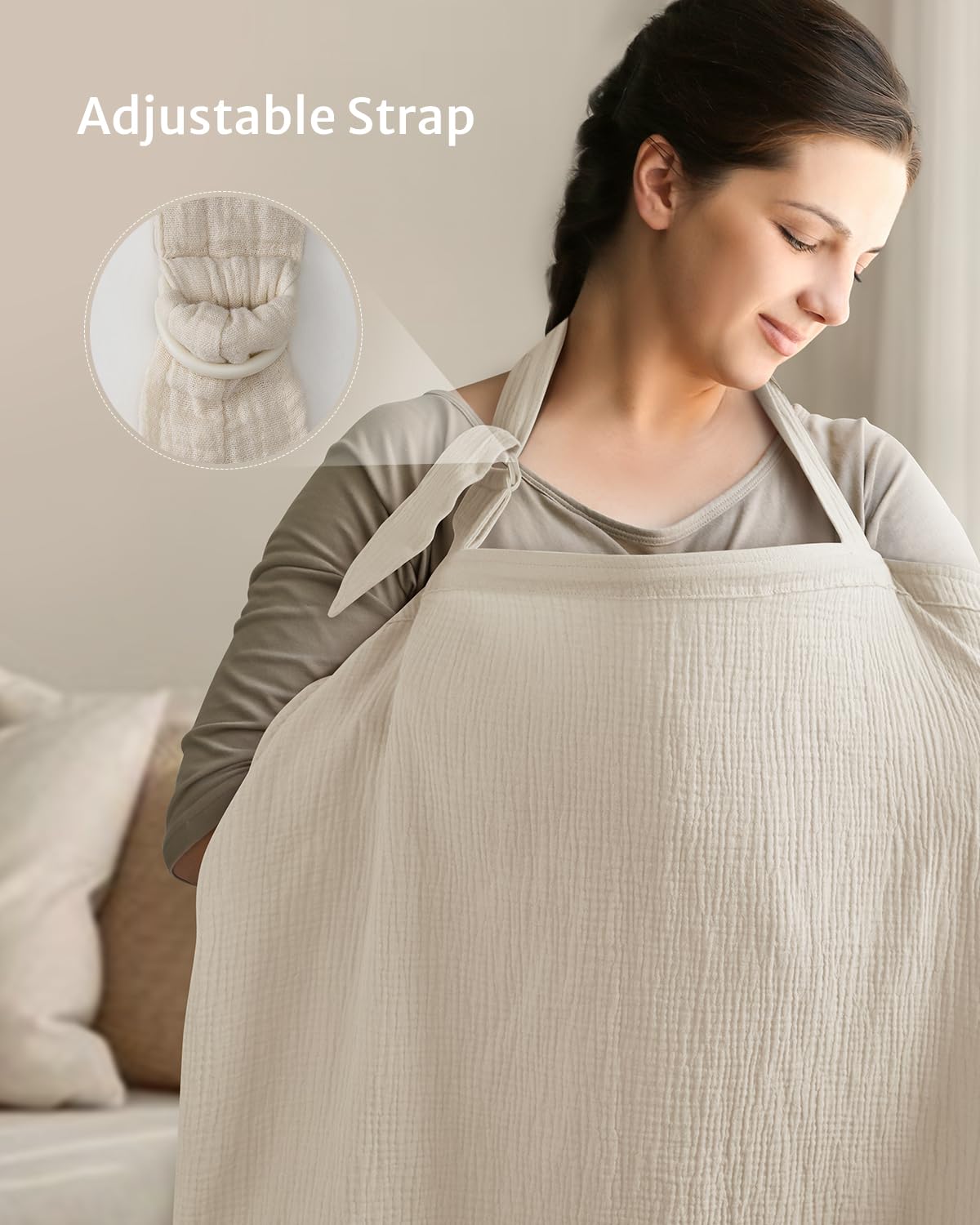 ORGANIC NURSING COVER FOR NEWBORN