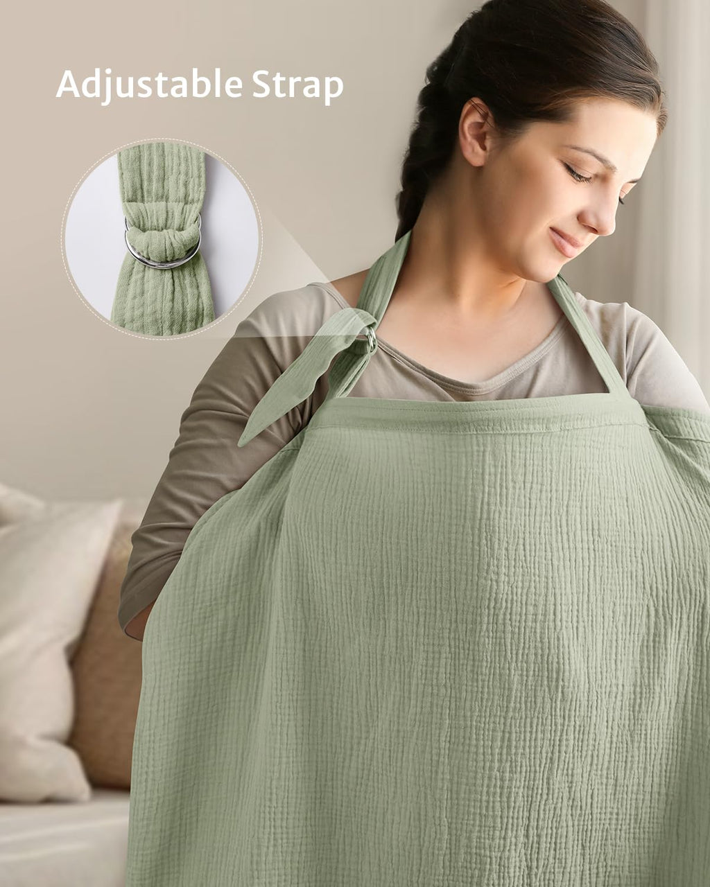ORGANIC NURSING COVER FOR NEWBORN