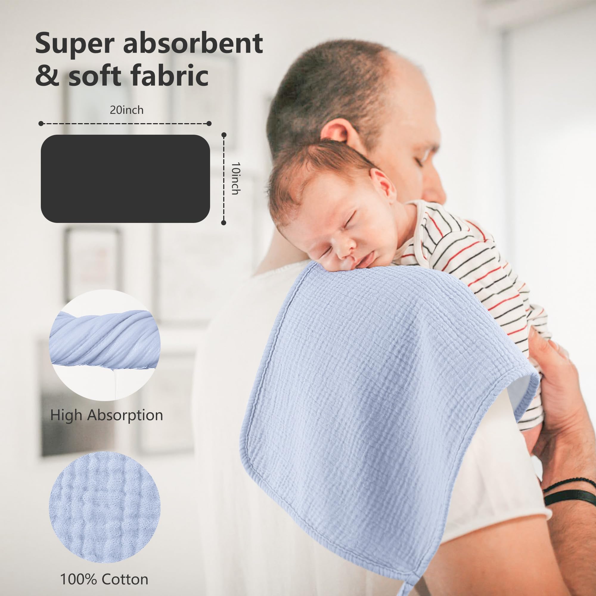 BURP CLOTHS (COTTON)