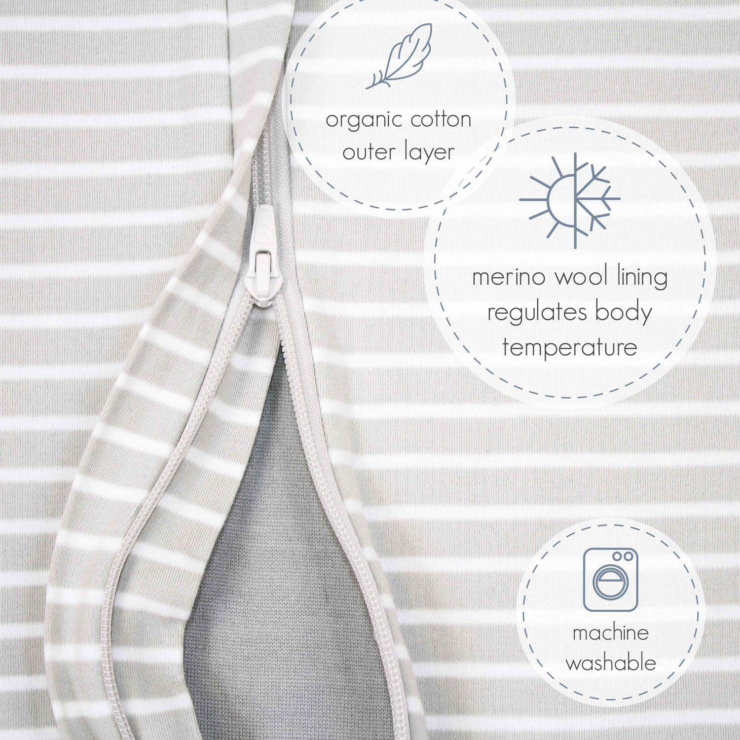 WOOL SLEEP SACK FOR THE WHOLE YEAR (WITH LEGS!)