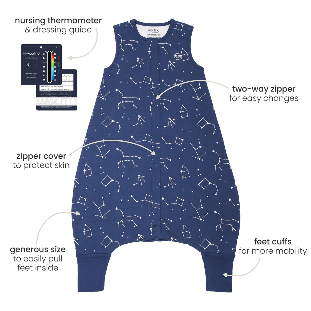 WOOL SLEEP SACK FOR THE WHOLE YEAR (WITH LEGS!)