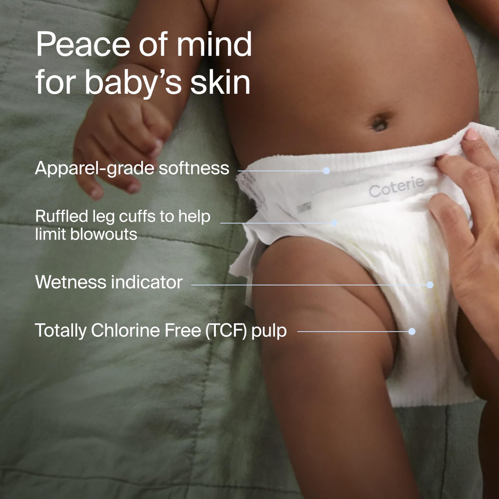 NEWBORN DIAPERS - Coterie Baby Wipes + Diapers Kit