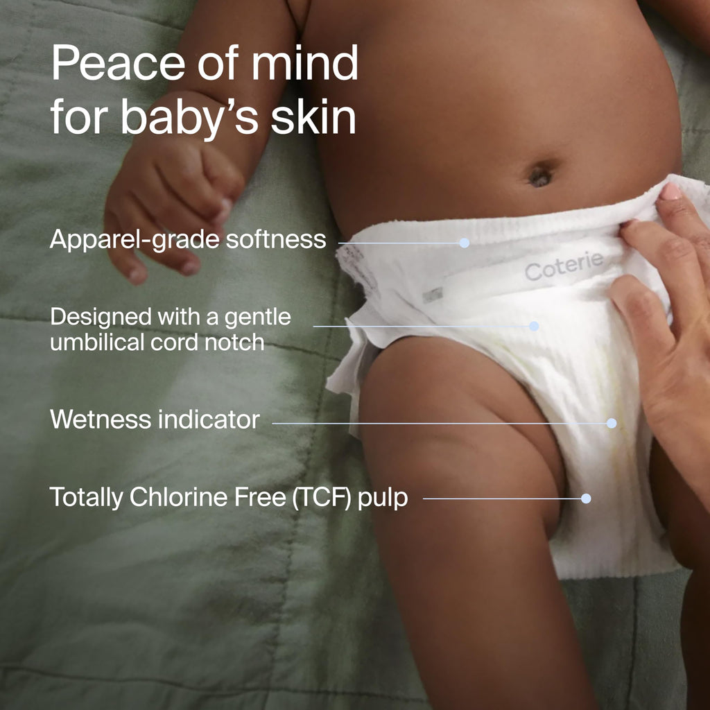 NEWBORN DIAPERS - Coterie Baby Wipes + Diapers Kit