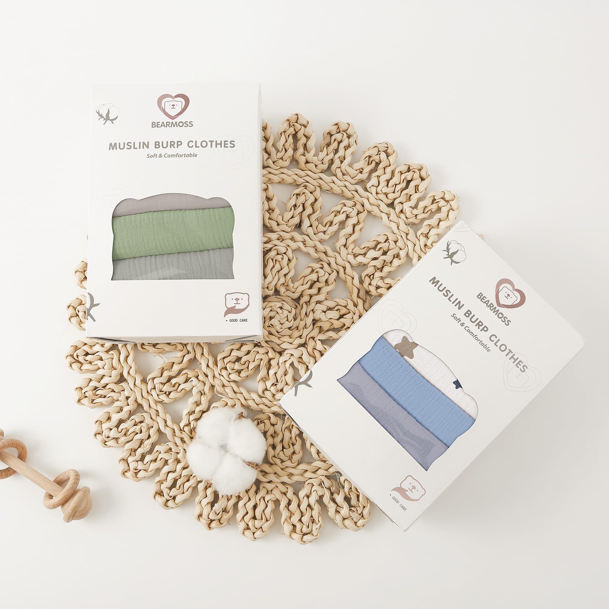 BURP CLOTHS (COTTON)